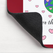 Tapis De Souris Douche sur le monde avec amour : (Coin)