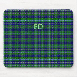 Tapis De Souris Douglas Tartan officiel avec monogramme / initiale