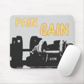 Tapis De Souris Douleur et gain (Avec souris)