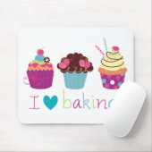 Tapis de souris doux de petits gâteaux de cuisson (Avec souris)