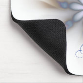 Tapis De Souris Doux, doux, simple, blanc, comme une fleur de café (Coin)