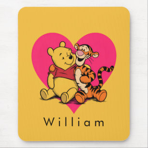 Tapis De Souris Doux Winnie l'ourson et Tigger