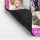 Tapis De Souris Douze magenta d'aquarelle du collage | de photo (Coin)