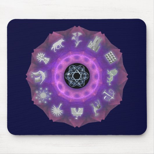 Tapis De Souris Douze tribus (Devant)