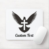 Tapis De Souris Dove avec croix de souris (Avec souris)