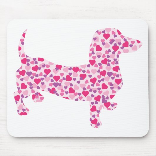 Tapis De Souris DOXIE-Coeurs (Devant)