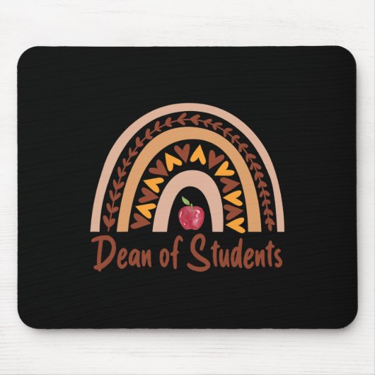 Tapis De Souris Doyen arc-en-ciel des élèves Retour à l'école Appr (Devant)