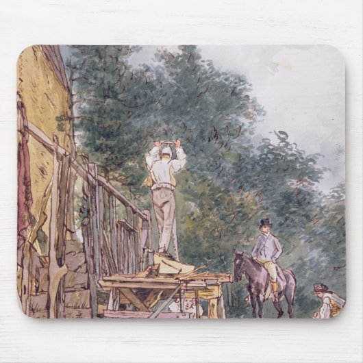 Tapis De Souris Dr. Monro inspectant ses écuries (Devant)