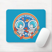 Tapis De Souris Dr Seuss | Cadet Un Cadet Deux Espace Explorer (Avec souris)