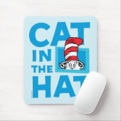 Tapis De Souris Dr Seuss | Chat dans le logo du Casquette (Avec souris)