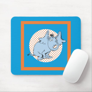 Tapis De Souris Dr. Seuss Horton Entend un Qui Points Orange