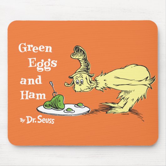 Tapis De Souris Dr Seuss | Oeufs verts et jambon (Devant)