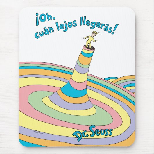 Tapis De Souris Dr. Seuss | Oh, vous irez loin ! (Devant)