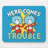 Tapis De Souris Dr Seuss | Une Chose Deux Ici, C'Est Difficile (Devant)
