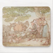 Tapis De Souris Dr. Syntax esquissant après nature (Devant)