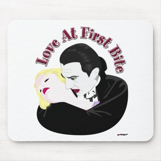 Tapis De Souris Dracula, coup de foudre (Devant)