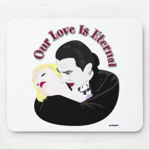 Tapis De Souris Dracula, notre amour est éternel