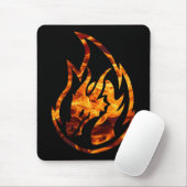Tapis De Souris Dragon 1 de flamme (Avec souris)