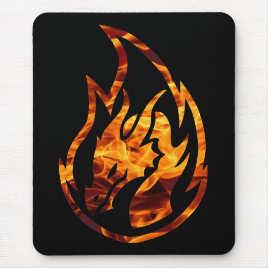 Tapis De Souris Dragon 1 de flamme (Devant)
