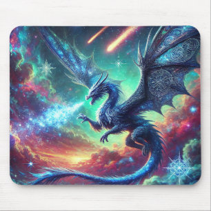 Tapis De Souris Dragon bleu