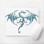 Tapis De Souris Dragon bleu (Avec souris)