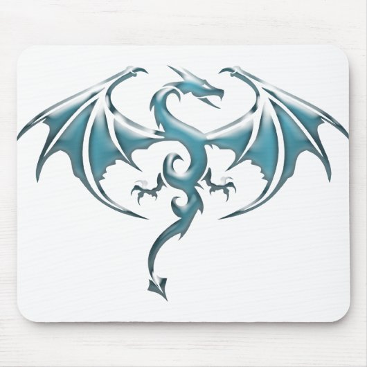 Tapis De Souris Dragon bleu (Devant)
