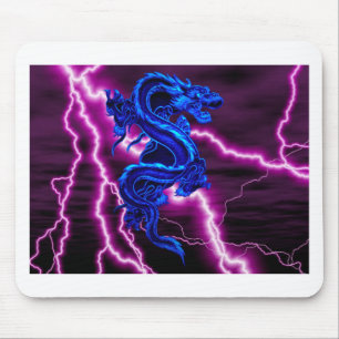 Tapis De Souris dragon bleu/pourpre