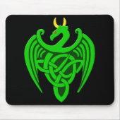 Tapis De Souris Dragon céleste vert Mousepad (Devant)