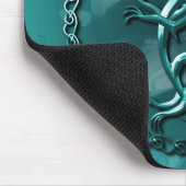 Tapis De Souris Dragon celtique bleu Mousepad (Coin)