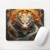Tapis De Souris Dragon chinois (Avec souris)