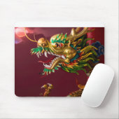 Tapis De Souris dragon chinois (Avec souris)