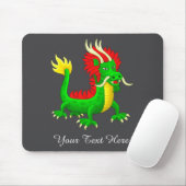 Tapis De Souris Dragon Chinois Coloré (Avec souris)