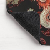Tapis De Souris Dragon chinois d'argent (Coin)