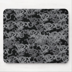 Tapis De Souris Dragon Chinois Ying Yang