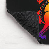 Tapis De Souris Dragon couleur Tribal Personnalisé Mousepad (Coin)