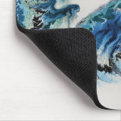Tapis de souris Dragon dans les Vagues – Océan Abs (Coin)