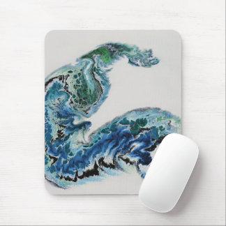 Tapis de souris Dragon dans les Vagues – Océan Abs