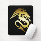 TAPIS DE SOURIS DRAGON D'OR (Avec souris)