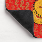 Tapis De Souris Dragon d'or en rouge (Coin)