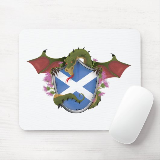 Tapis De Souris Dragon écossais (Avec souris)