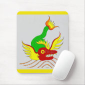 Tapis De Souris dragon effrayant (Avec souris)