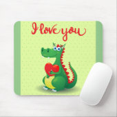 Tapis De Souris Dragon en amour (Avec souris)