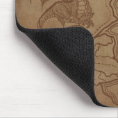 Tapis De Souris Dragon et carte (Coin)