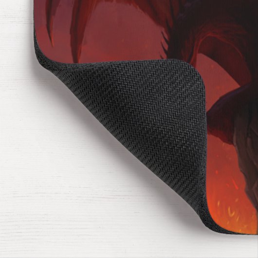 Tapis De Souris Dragon foncé Mousepad (Coin)