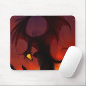 Tapis De Souris Dragon foncé Mousepad (Avec souris)