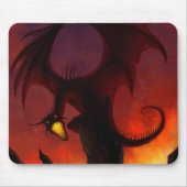 Tapis De Souris Dragon foncé Mousepad (Devant)