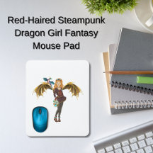 Dragon Girl à tête rouge