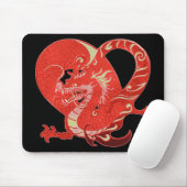 Tapis De Souris Dragon Heart Valentine (Avec souris)
