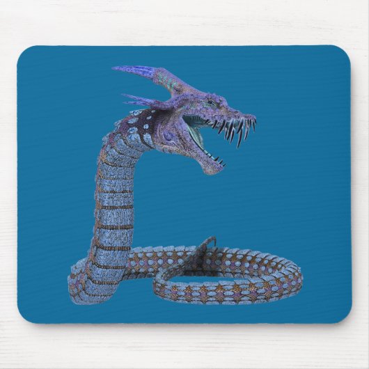 Tapis De Souris Dragon Imaginaire bleu (Devant)
