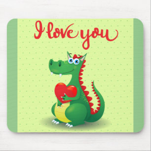Tapis De Souris Dragon in Love